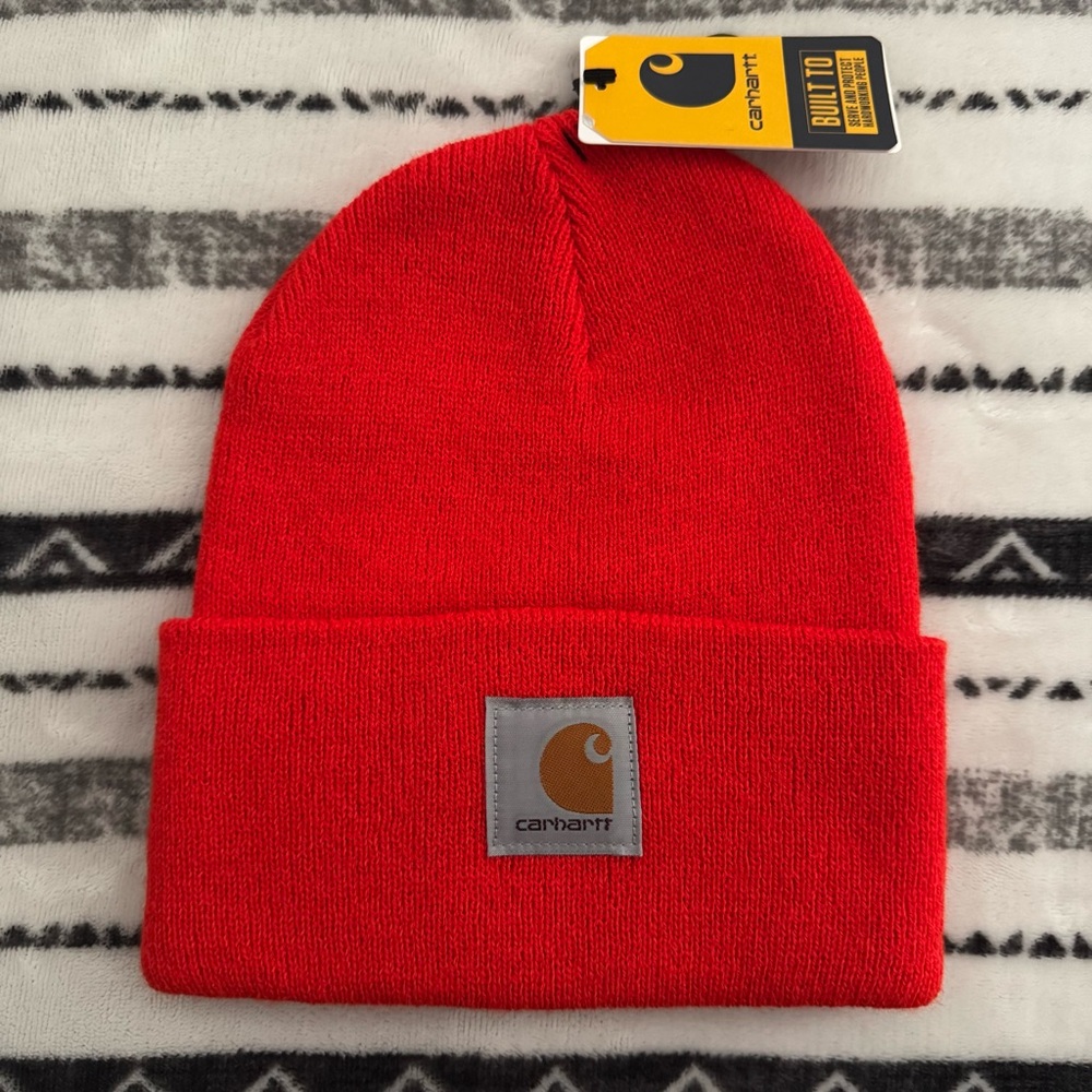 Red Orange Carhartt Hat